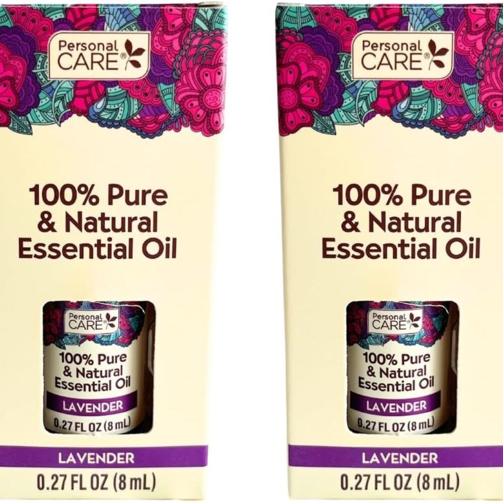 Personal Care Pure Lavender Essential Oil, 0.27 Fl Oz (2 Count)